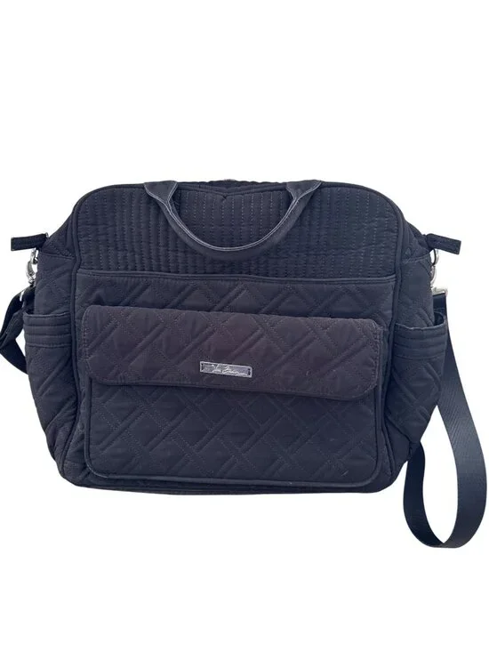 Vera Bradley Make a Change Baby Diaper Bag Black Unisex - Picture 1 of 10